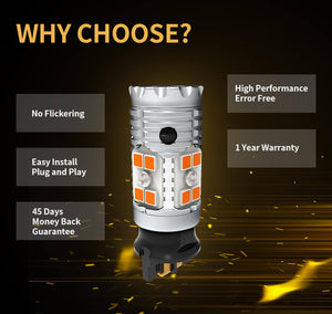 Why choose lasfit t series led turn signal lights