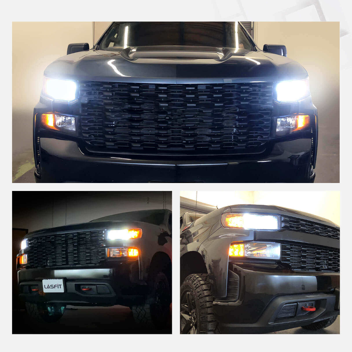 Fit for 2022-2025 Chevrolet Silverado 1500 WT/Custom/Custom Trail Boss LED Bulbs Conversion Kits