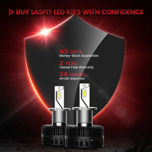 Lasfit custom-made D5S led bulbs warranty policy