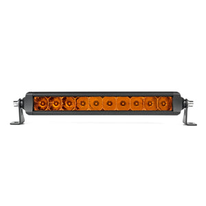 Lasfit 12" Off-Road LED Amber Light Bar With Slim Single Row Combo Flood Spot Design | Bumper Grille Mount