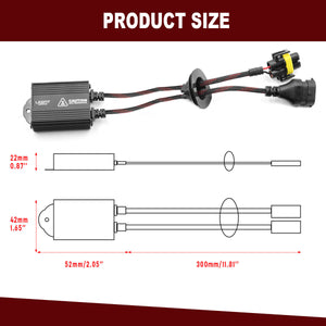 H11 H9 H8 LED Bulb Canbus Adapter Anti-Hyper Flash Error Free